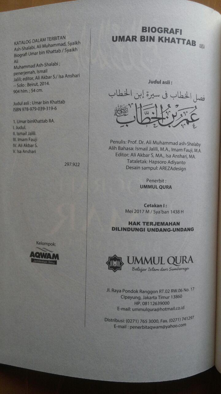 Buku Biografi Umar Bin Khattab 165.000 202.000 Ummul Qura isi 2