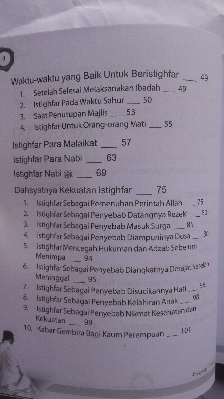Buku Dahsyatnya Kekuatan Istighfar 22.000 15% 18.700 Kiswah Media Hasan bin Ahmad Hammam isi 2
