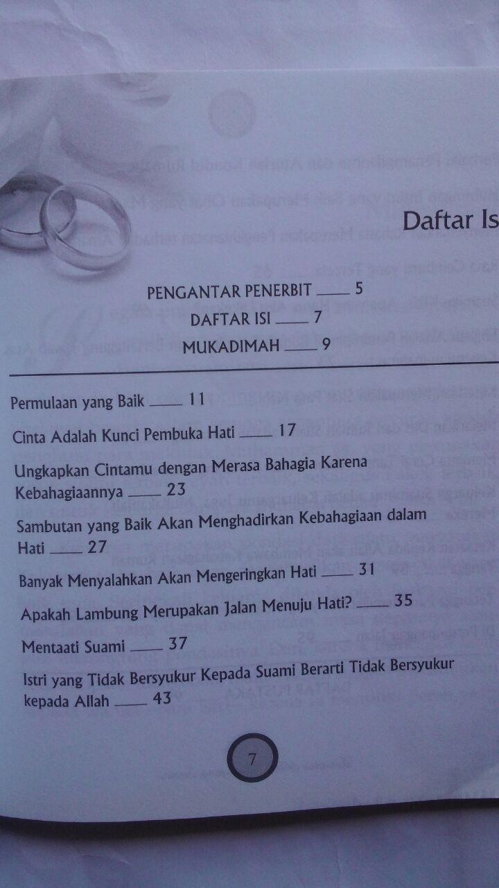 Buku Dicintai Allah Di Sayang Suami 17.000 15% 14.450 Zam Zam Adil Fahi Abdullah isi 4