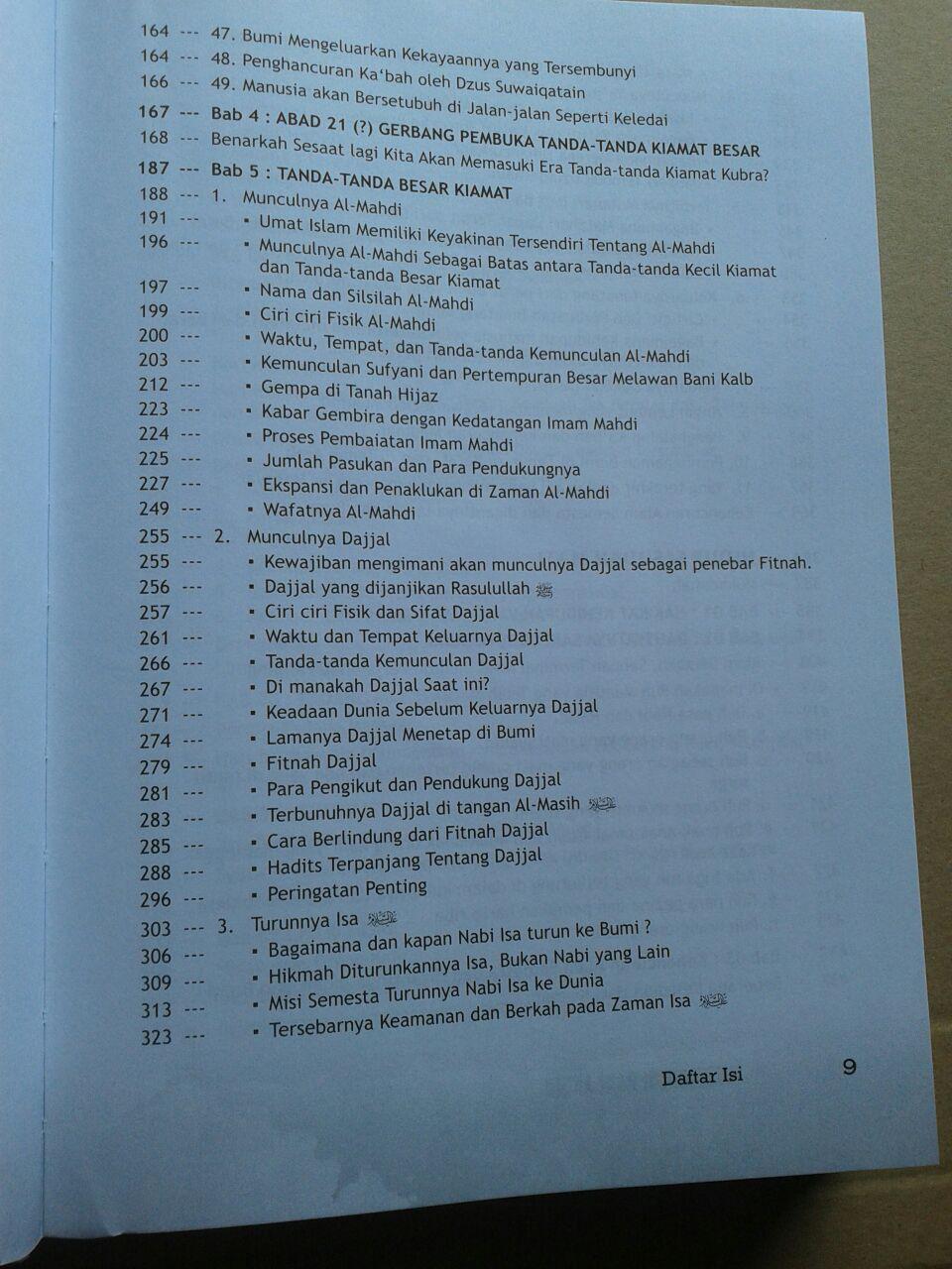 Buku Ensiklopedi Hari Akhir Trilogi Petaka Akhir Zaman isi 3