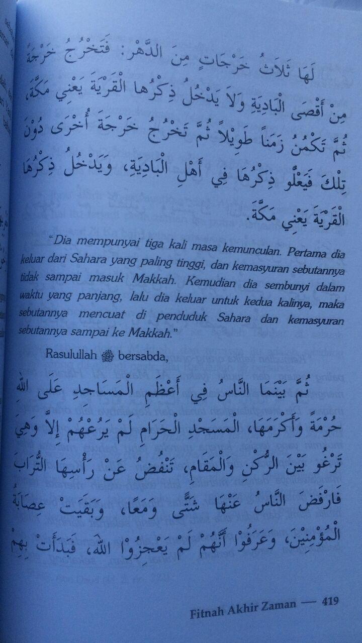 Buku Fitnah Akhir Zaman 1 Set 3 Jilid 441.000 20% 352.800 Pustaka Azzam isi