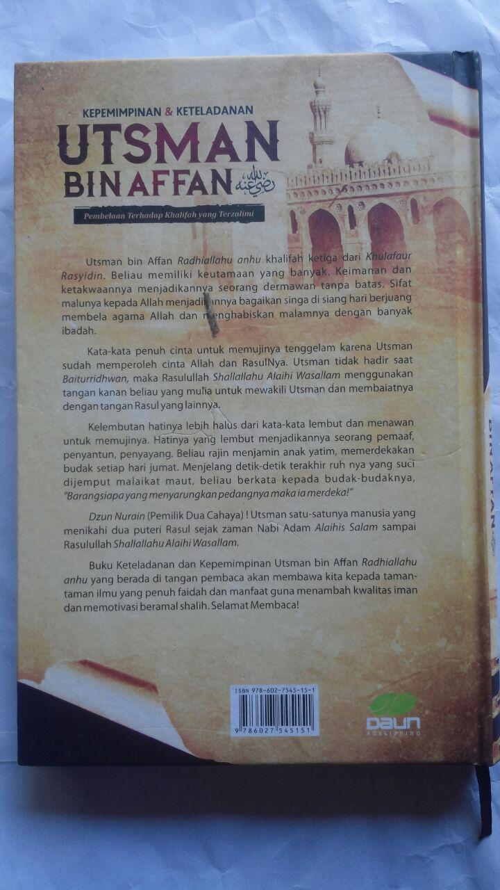 Buku Kepemimpinan Dan Keteladanan Utsman Bin Affan 100.000 20% 80.000 Daun Publishing Fariq Gasim Anuz cover