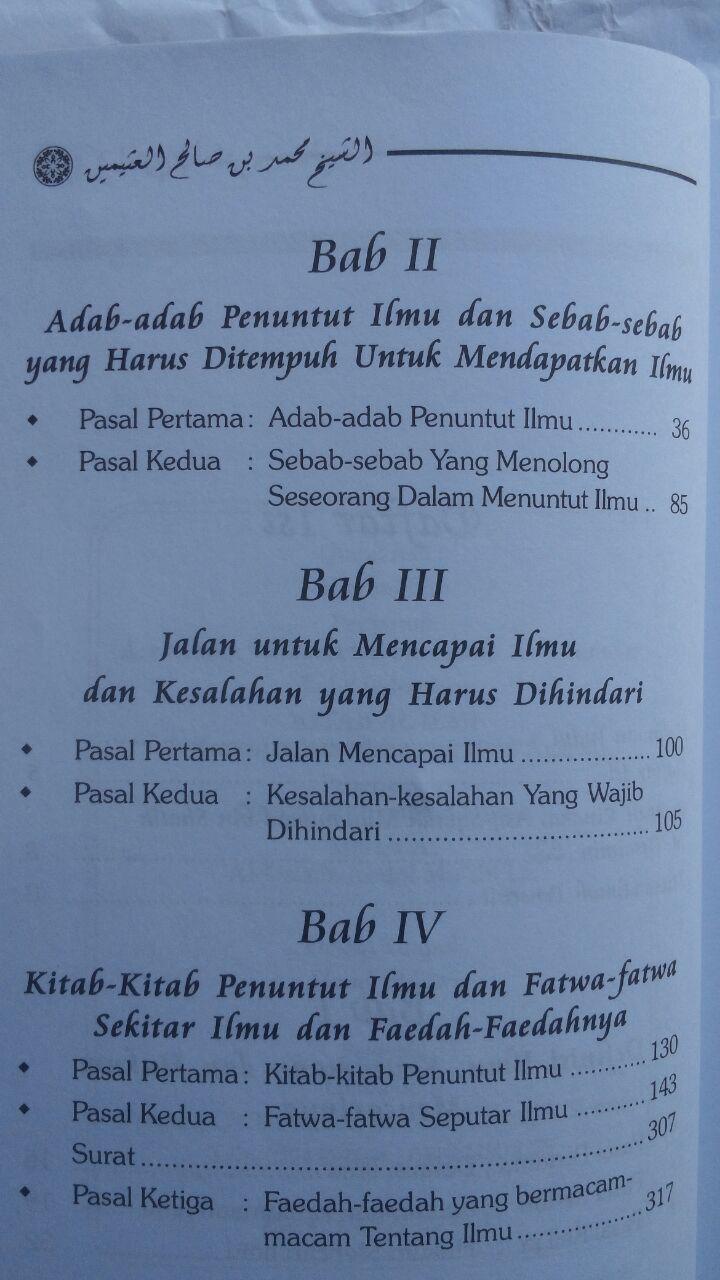 Buku Kitab Al-Ilmi Panduan Dalam Menuntut Ilmu Agama 78,000 20% 62,400 Gema Ilmu isi 3