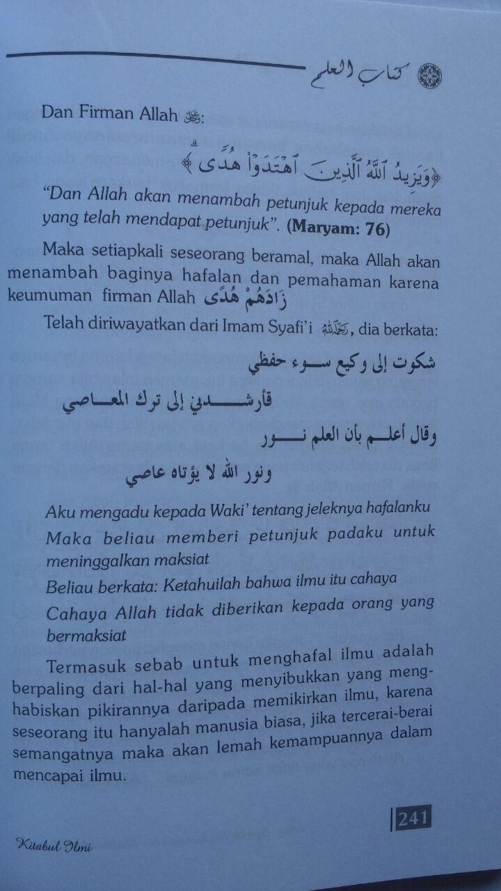 Buku Kitab Al-Ilmi Panduan Dalam Menuntut Ilmu Agama 78,000 20% 62,400 Gema Ilmu isi