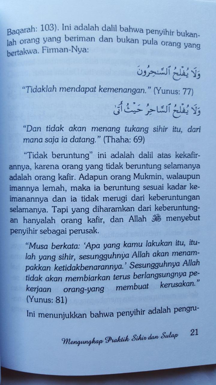 Buku Mengungkap Praktis Sihir Dan Sulap 16.000 15% 13.600 Pustaka At-Tazkia isi 3