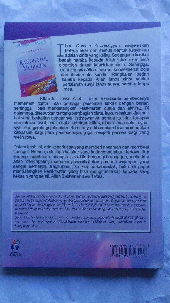Buku Mukhtashar Raudhatul Muhibbin Taman Orang Jatuh Cinta 29.000 15% 24.650 Pustaka Arafah Ibnu Qayyim Al-Jauziyyah cove