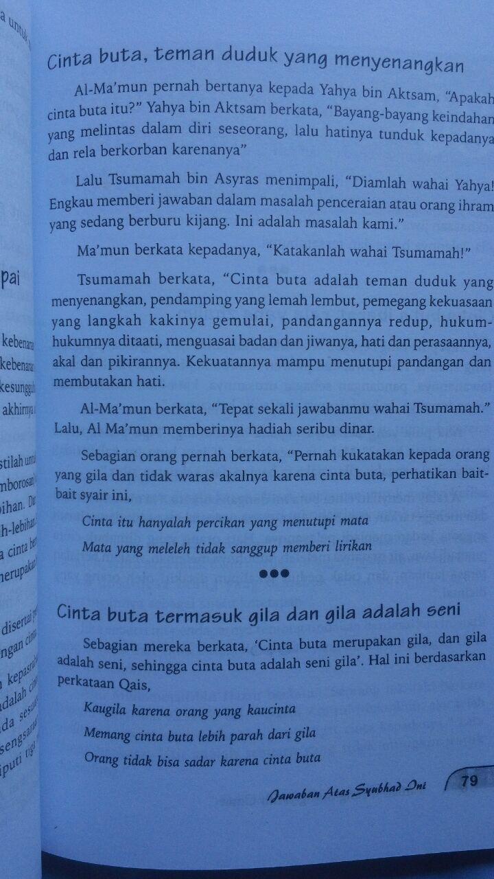 Buku Mukhtashar Raudhatul Muhibbin Taman Orang Jatuh Cinta 29.000 15% 24.650 Pustaka Arafah Ibnu Qayyim Al-Jauziyyah isi