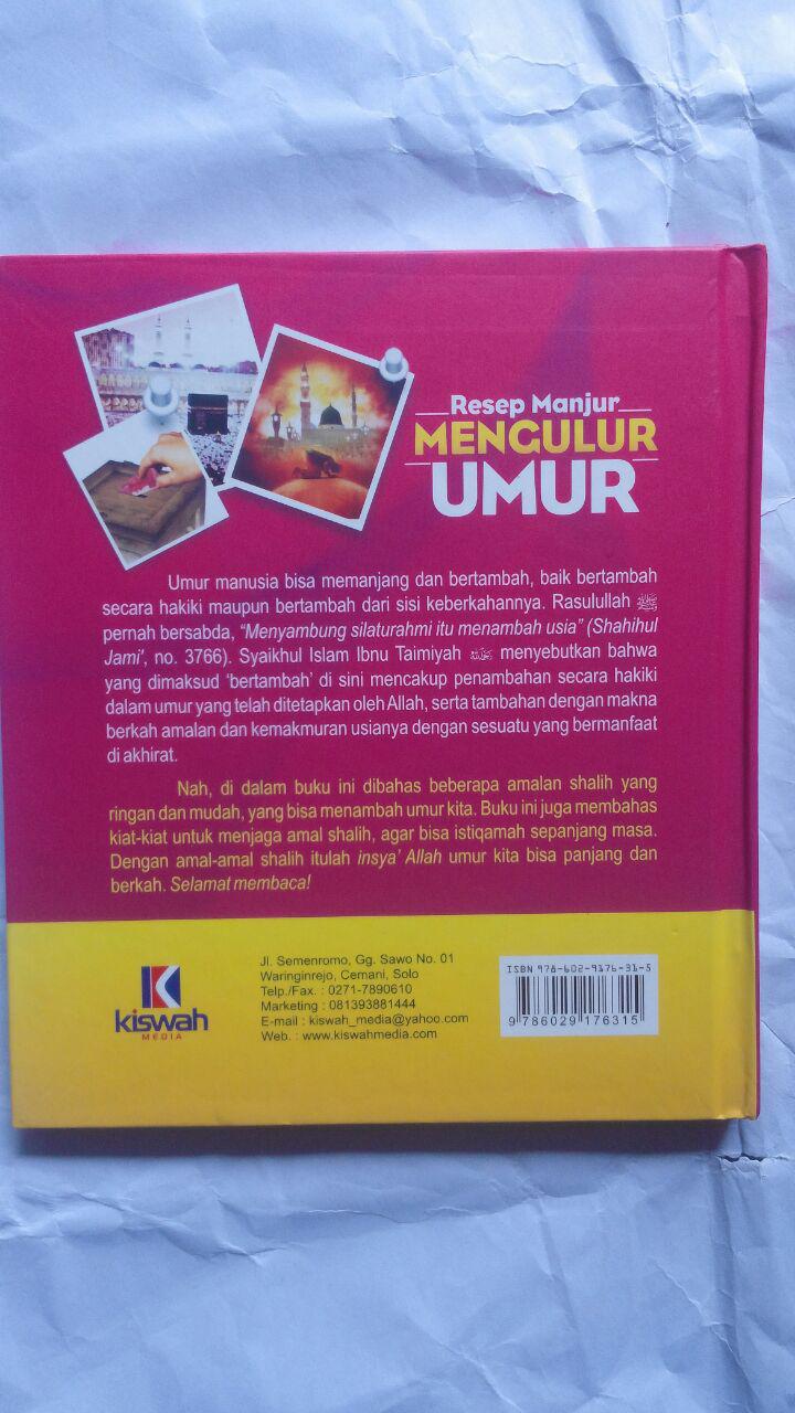 Buku Resep Manjur Mengulur Umur 21.000 15% 17.850 Kiswah Media Abdullah bin Ali Al-Ghamidi cover