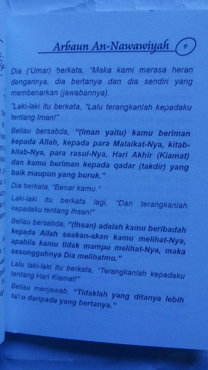 Buku Saku Arba'un An-Nawawiyyah Wa Ziyadatu Ibni Rajab 10.000 15% 8.500 Maktabah Al-Ghuroba' Imam An-Nawawi Imam Ibnu Rajab Al-Hambali isi