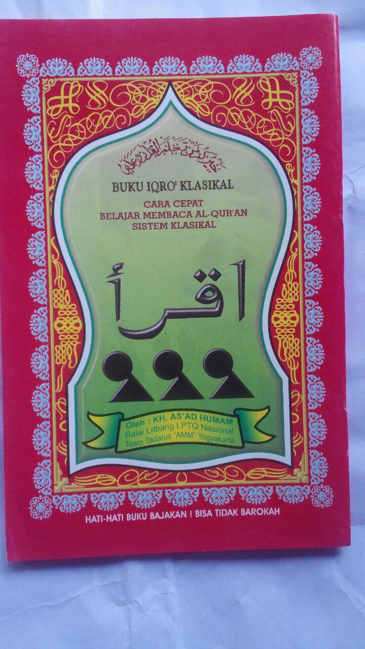 Buku Saku Iqro Klasikal Cara Cepat Belajar Membaca Al-Qur'an 2.500 5% 2.375 AMM cover