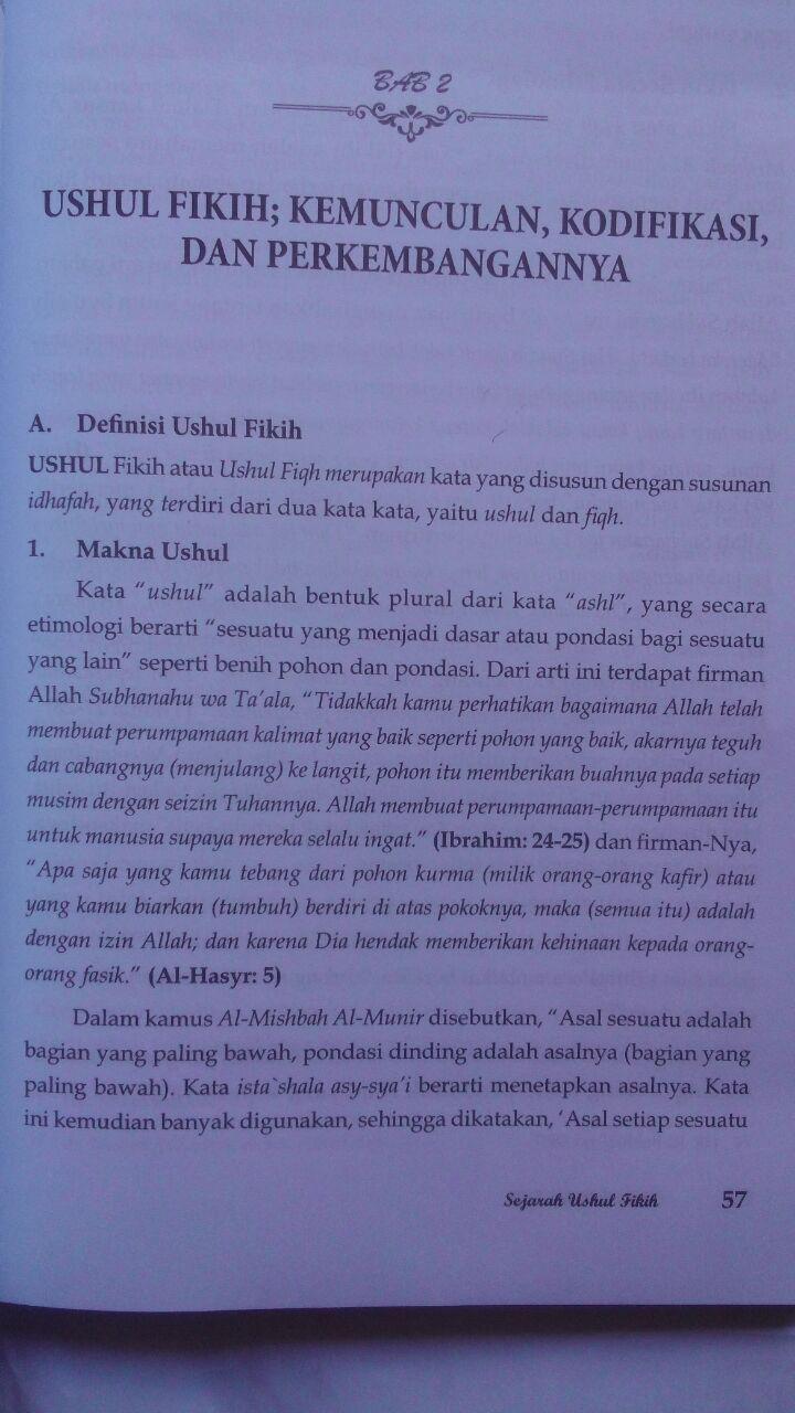 Buku Sejarah Ushul Fikih 59.000 20% 47.200 Pustaka Al-Kautsar Prof. DR. Musthafa Sa'id Al-Khin isi 2