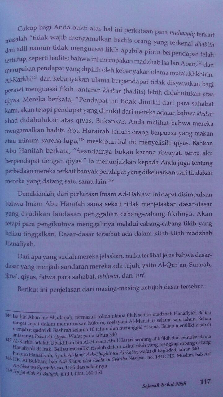 Buku Sejarah Ushul Fikih 59.000 20% 47.200 Pustaka Al-Kautsar Prof. DR. Musthafa Sa'id Al-Khin isi