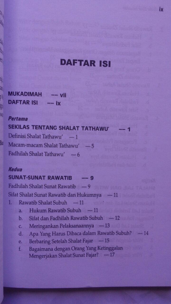 Buku Shalat Sunat Rasulullah 21.000 15% 17.850 Darul Falah isi 2