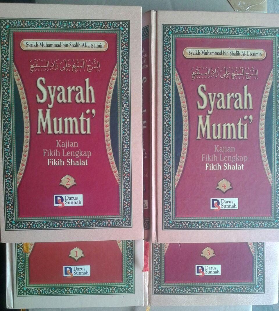 Buku Syarah Mumti' Oleh Syaikh Utsaimin 1 Set 4 Jilid cover
