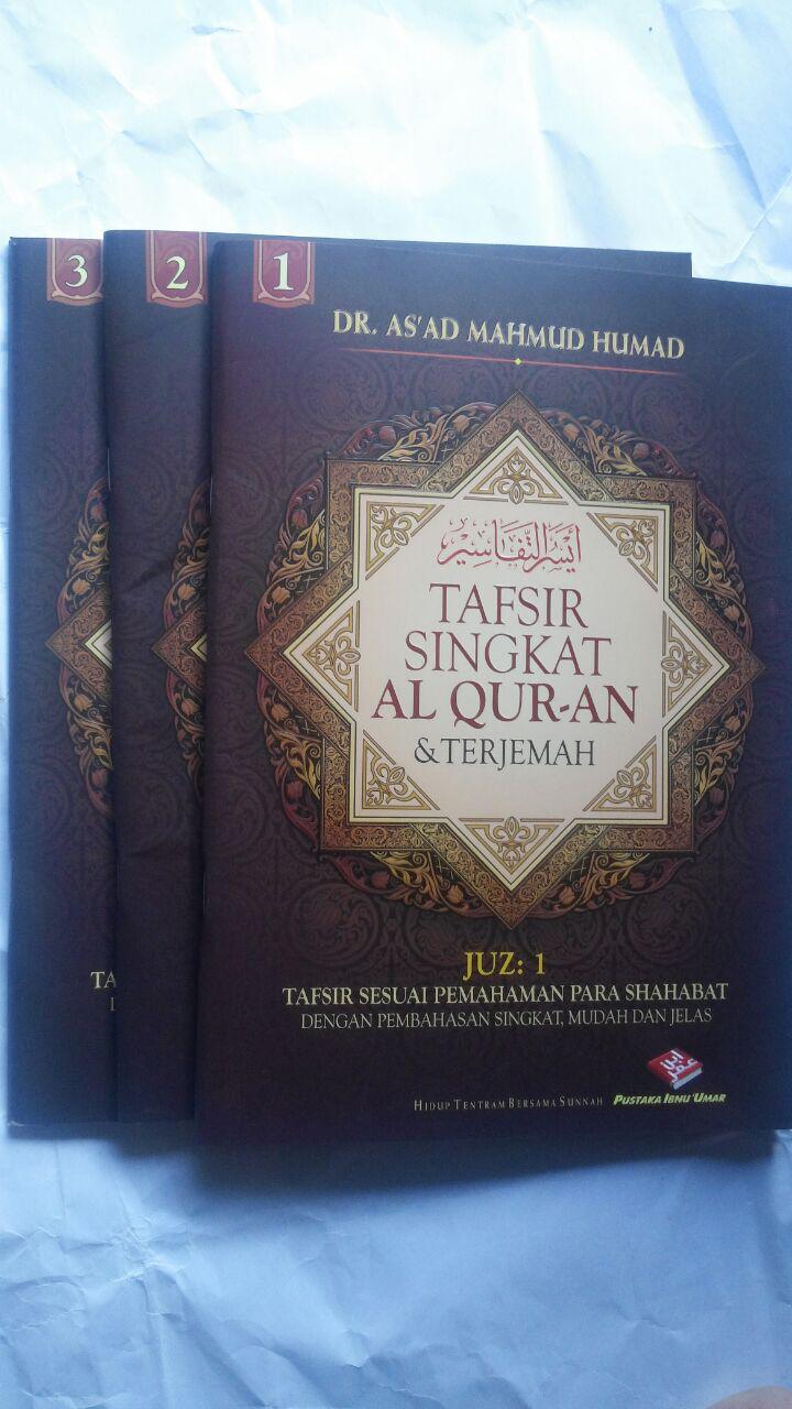 Buku Tafsir Singkat Al-Quran Dan Terjemah Kecil Set 30 Jilid 450.000 25% 337.500 Pustaka Ibnu Umar DR. As'ad Mahmud Humad cover 3