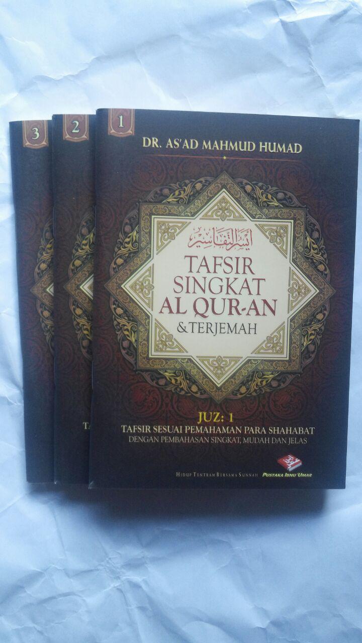 Buku Tafsir Singkat Al-Quran Dan Terjemah Kecil Set 30 Jilid 450.000 25% 337.500 Pustaka Ibnu Umar DR. As'ad Mahmud Humad cover4