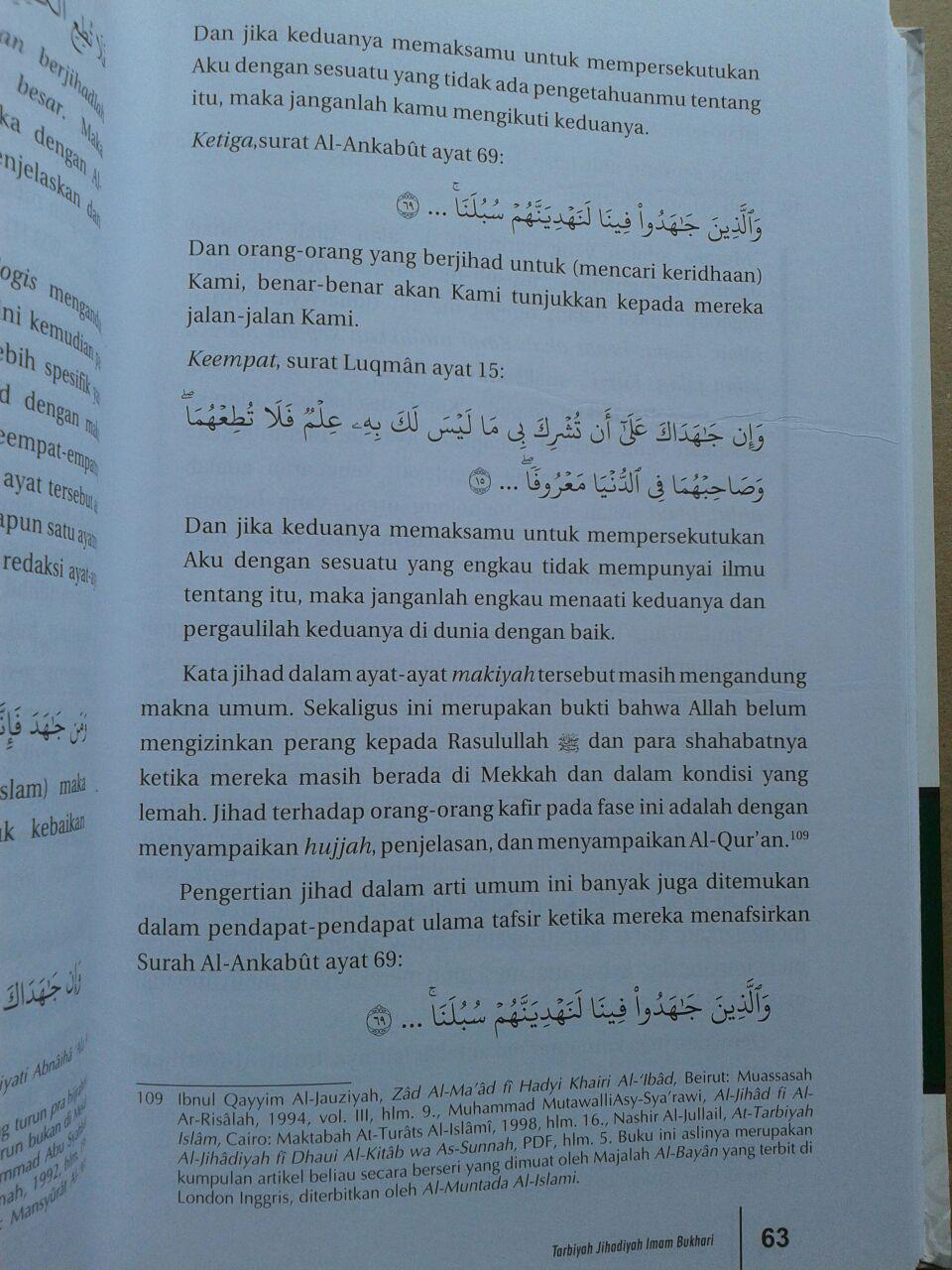 Buku Tarbiyah Jihadiyah Imam Bukhari isi 2
