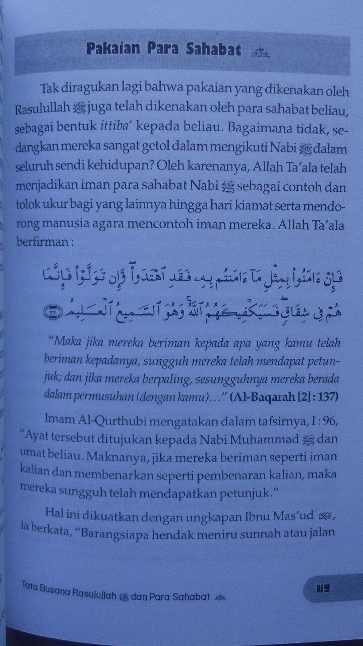 Buku Tata Busana Para Salaf 39.500 15% 33.575 Zam Zam Abu Thalhah bin Abdus Sattar isi
