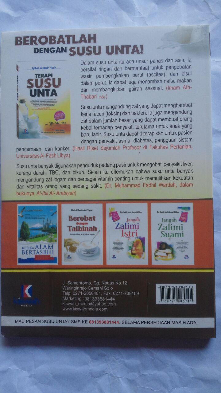 Buku Terapi Susu Unta 27.000 15% 22.950 Kiswah Media Syihab Al-Badri Yasin cover