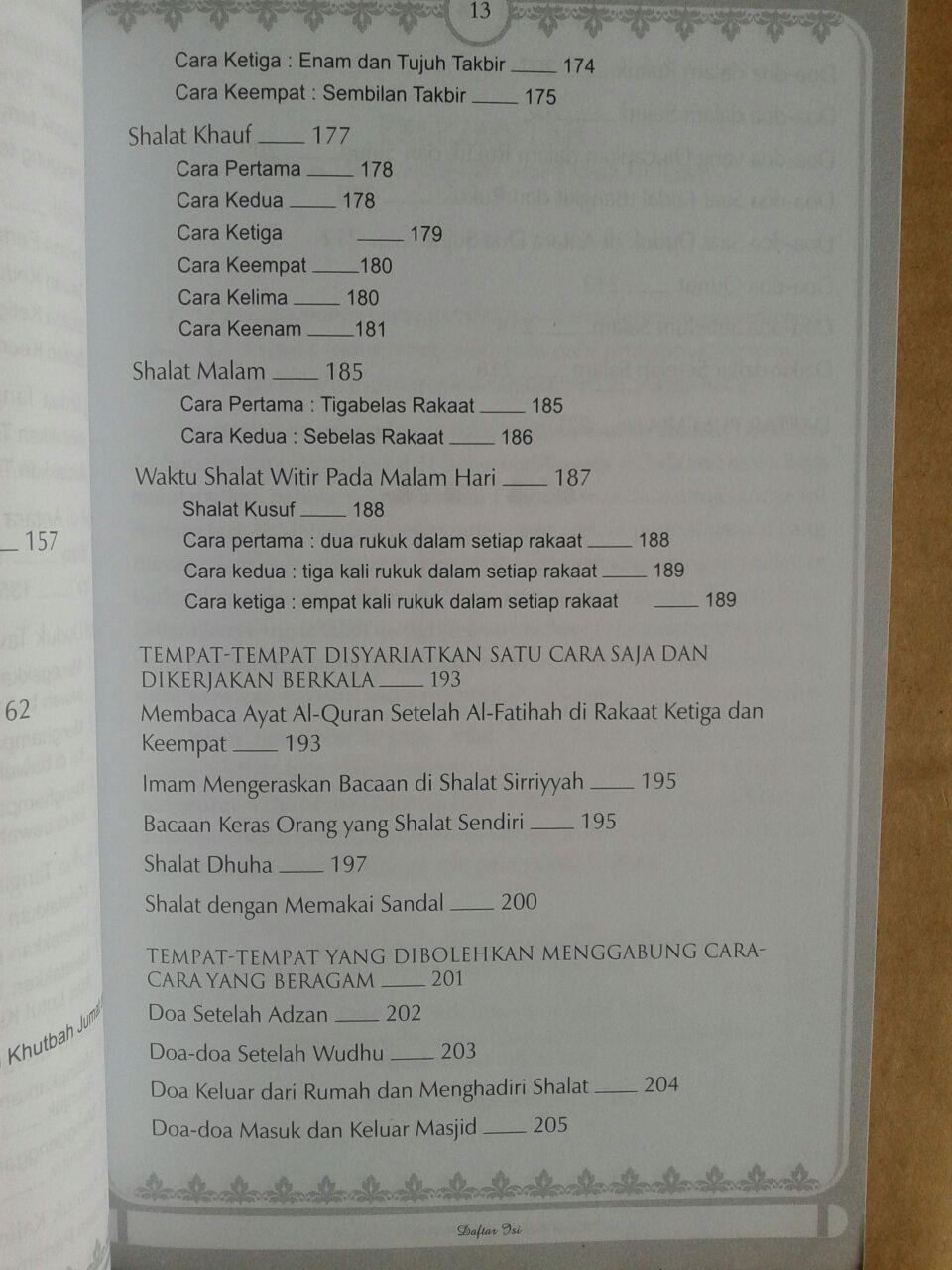 Buku Variasi Praktik Shalat Nabi Kajian Lengkap Shalat isi 2