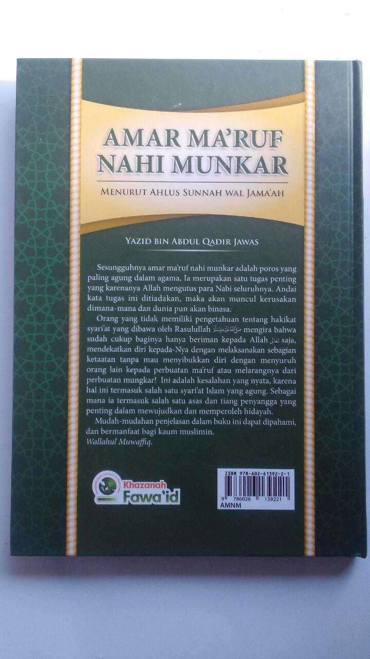 Buku Amar Maruf Nahi Munkar Menurus Ahlus Sunnah Wal Jamaah 88.000 20% 70.400 Khazanah Fawaid Yazid bin Abdul Qadir Jawas cover