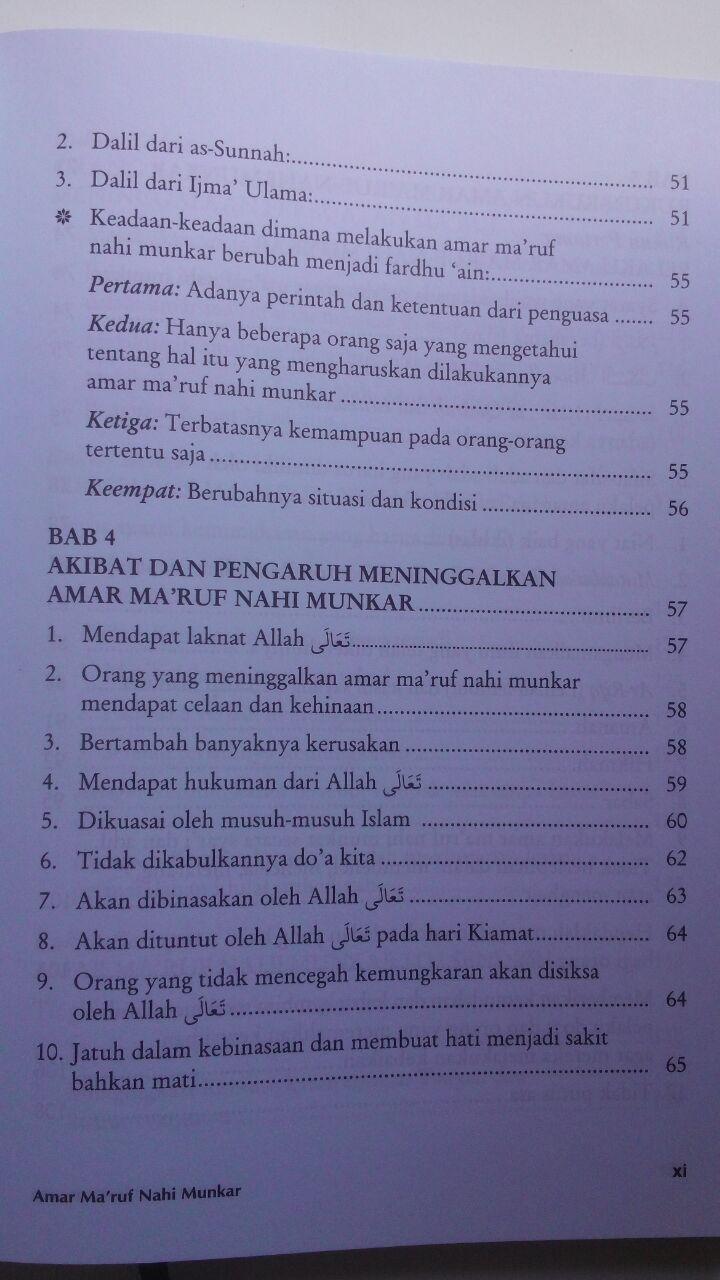Buku Amar Maruf Nahi Munkar Menurus Ahlus Sunnah Wal Jamaah 88.000 20% 70.400 Khazanah Fawaid Yazid bin Abdul Qadir Jawas isi