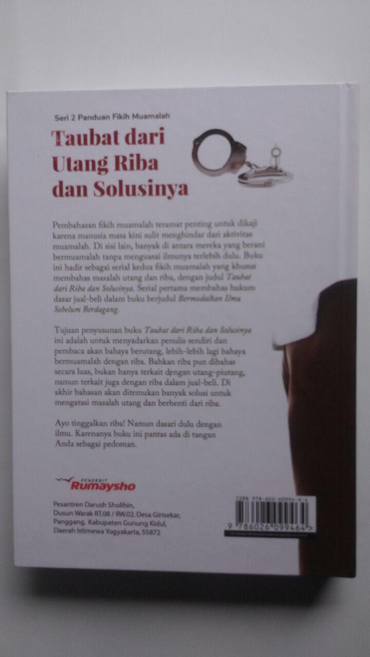 Buku Fikih Muamalah Taubat Dari Utang Riba Dan Solusinya 125.000 20% 100.000 Rumaysho cover