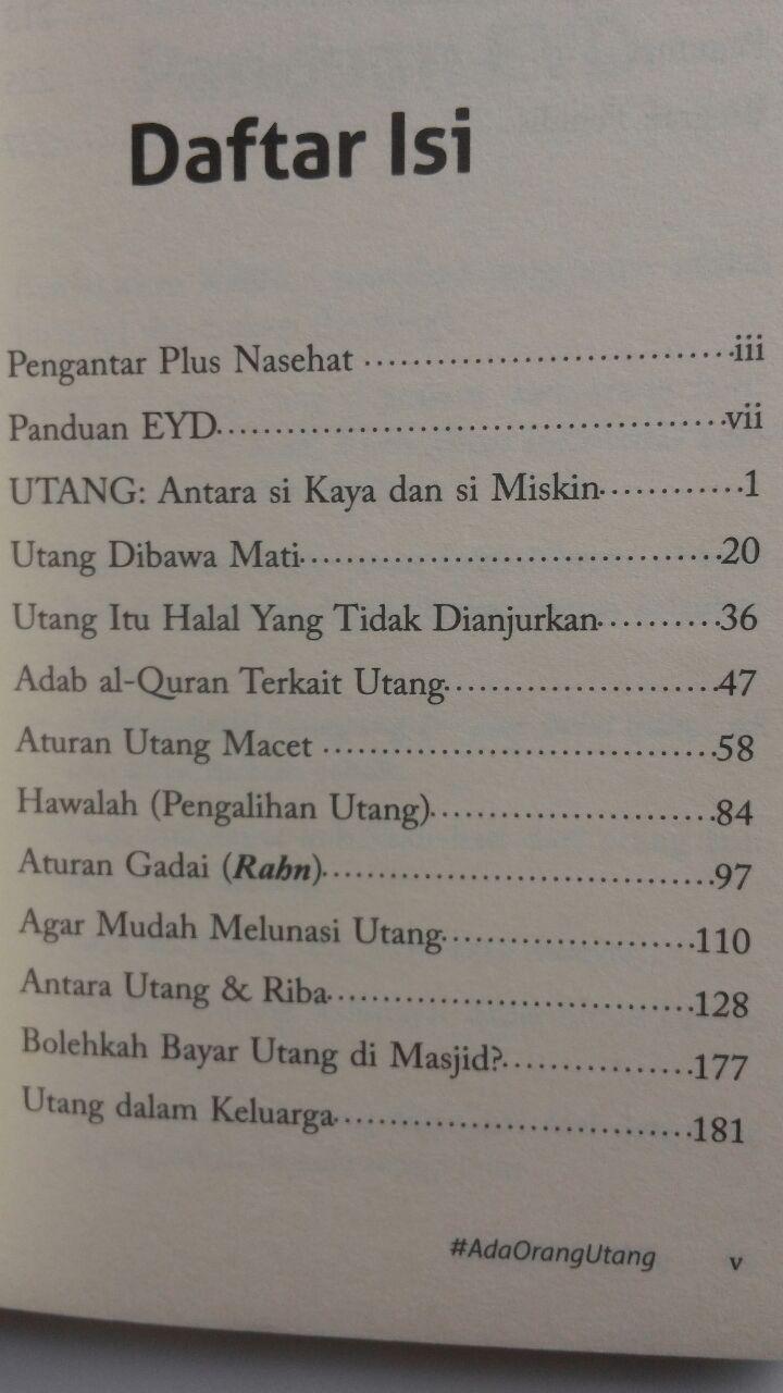 Buku Fikih Utang Ada Orang Utang 35.000 5% 33.250 Muamalah Publishing Ammi Nur Baits isi