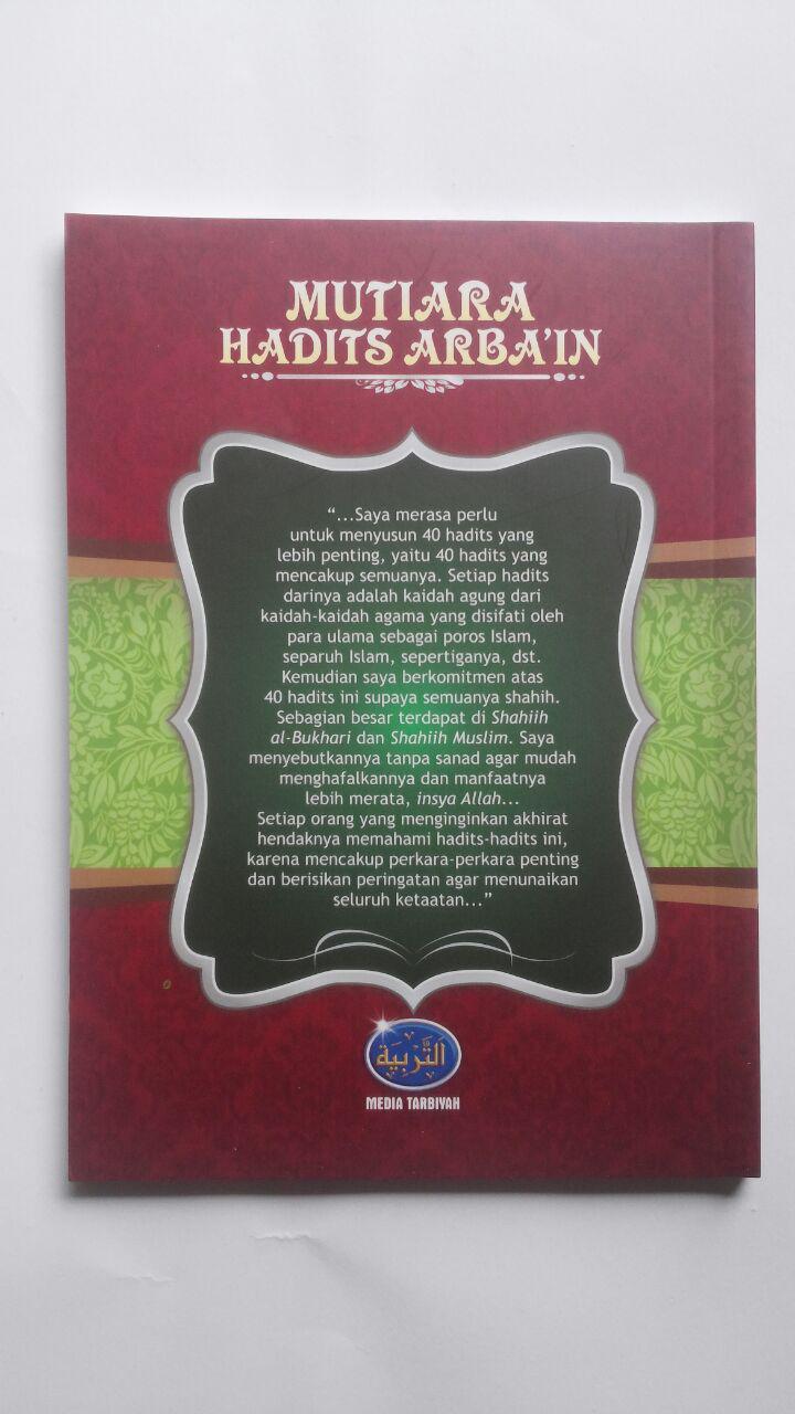 Buku Mutiara Hadits Arbain 42 Hadits Pondasi Agama 17.000 15% 14.450 Media Tarbiyah Abu Abdillah Syahrul Fatwa Al-Atsari cover
