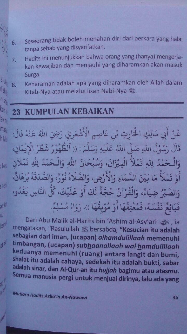 Buku Mutiara Hadits Arbain 42 Hadits Pondasi Agama 17.000 15% 14.450 Media Tarbiyah Abu Abdillah Syahrul Fatwa Al-Atsari isi 3