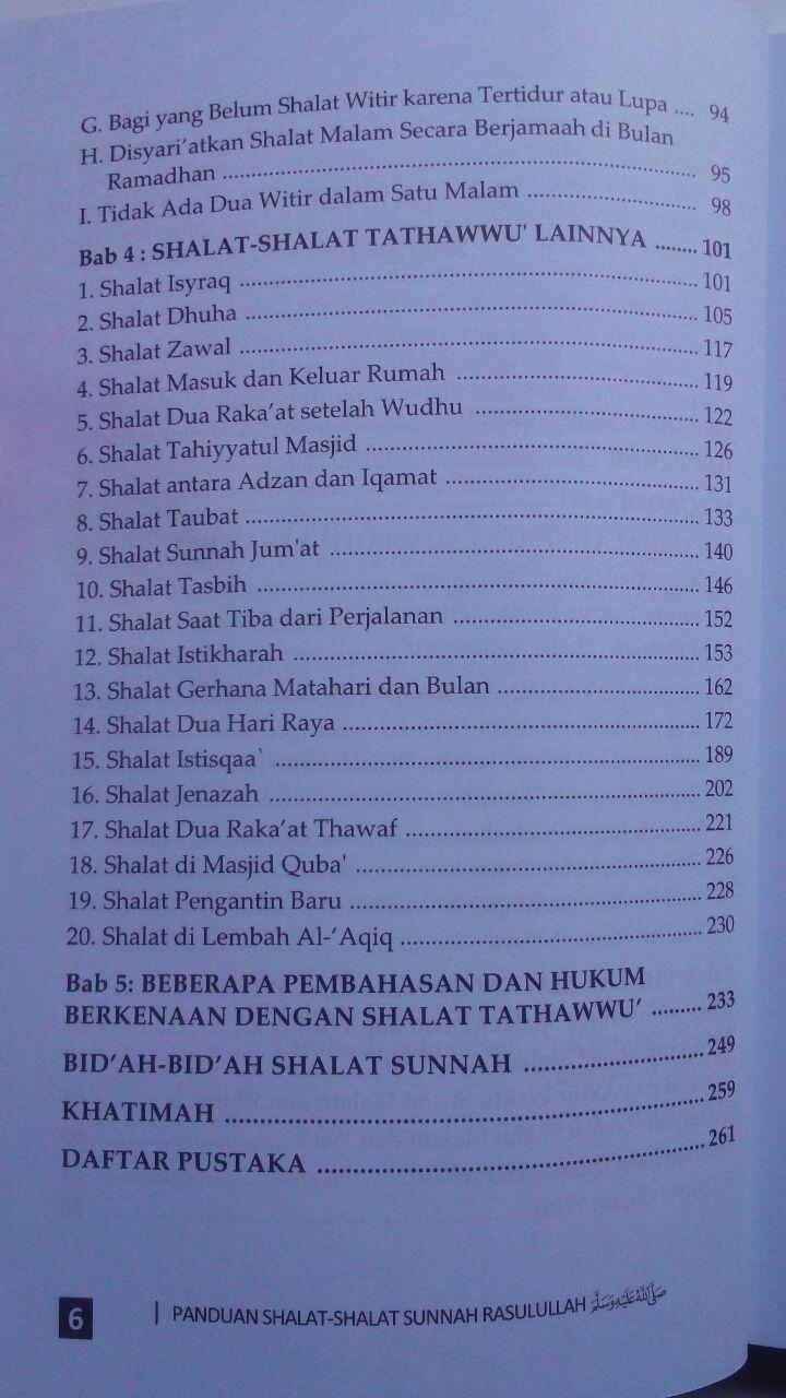 Buku Panduan Lengkap Shalat-Shalat Sunnah Rasulullah 45.000 15% 38.250 Media Tarbiyah Muhammad bin Umar Bazmul isi