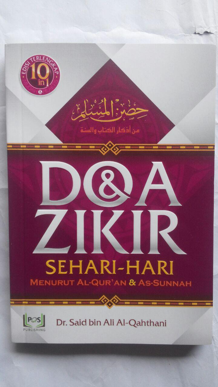 Buku Saku Doa Zikir Sehari-Hari Menurut Al-Quran As-Sunnah 20.000 15% 17.000 PQS Publishing DR. Sa'id bin Ali Al-Qahthani cover 2
