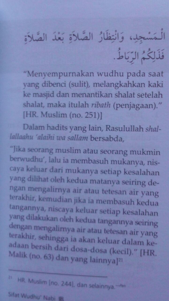 Buku Saku Sifat Wudhu Nabi Disertai Gambar 12.000 15% 10.200 Media Tarbiyah Syaikh Abu Bakar Jabir Al-Jazairi isi 2