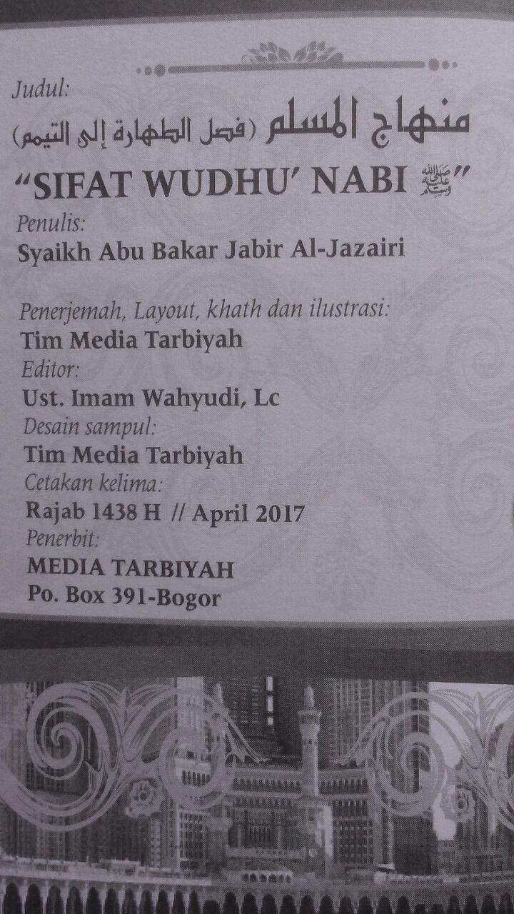 Buku Saku Sifat Wudhu Nabi Disertai Gambar 12.000 15% 10.200 Media Tarbiyah Syaikh Abu Bakar Jabir Al-Jazairi isi 3