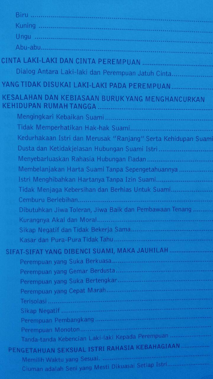 Buku Sayang Istri Selamanya 39.000 15% 33.150 Zam Zam isi 2