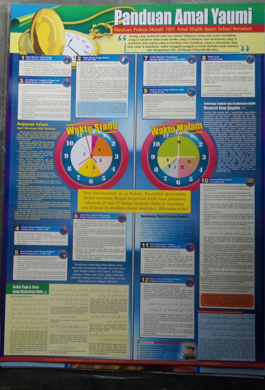 Poster Panduan Amal Yaumi 15.000 15% 12.750 Granada Mediatama 2