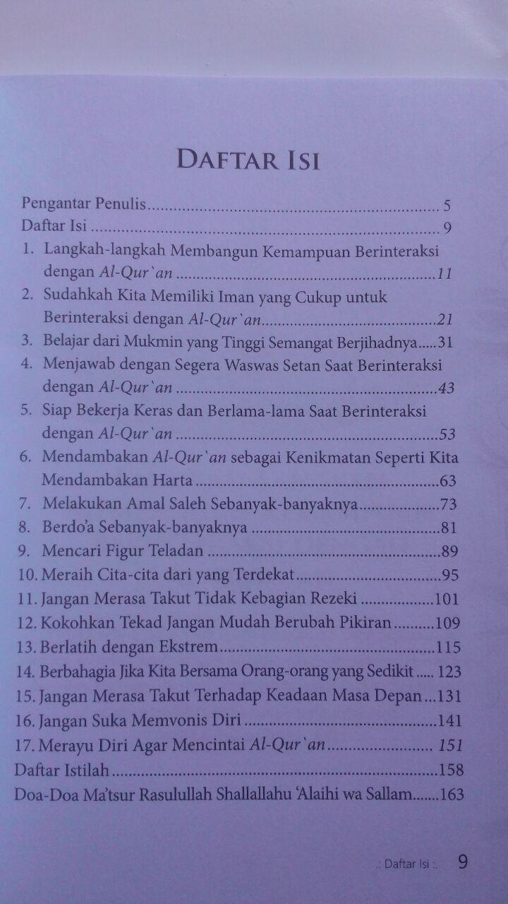 Buku 17 Motivasi Berinteraksi Dengan Al-Qur'an 45.000 15% 38.250 Markaz Al-Quran Abdul Aziz Abdur Rauf isi 2