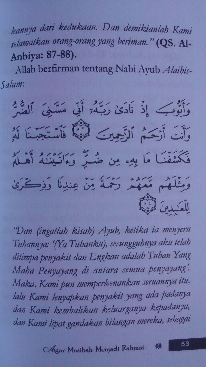 Buku Hikmah Di Balik Musibah Pesan Untuk Yang Tertimpa Musibah 15.000 15% 12.750 Darus Sunnah Fariq Gasim Anuz isi 3