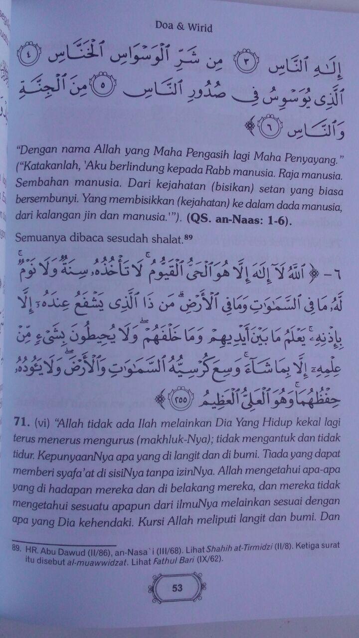 Buku Hishnul Muslim Doa Dan Wirid Disertai Transliterasi 24.000 15% 20.400 Pustaka At-Tibyan Said bin Wahf Al Qahthani isi 4