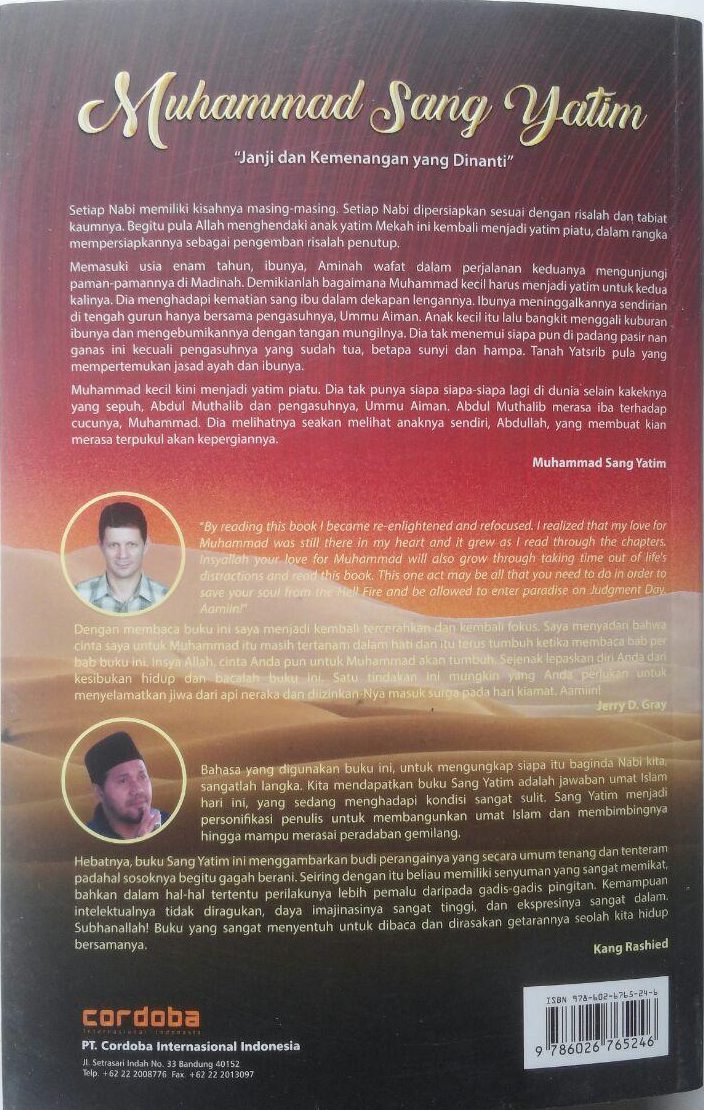 Buku Muhammad Sang Yatim Janji Dan Kemenangan Yang Dinanti 99.000 20% 79.200 Cordoba Muhammad Sameh Said cover