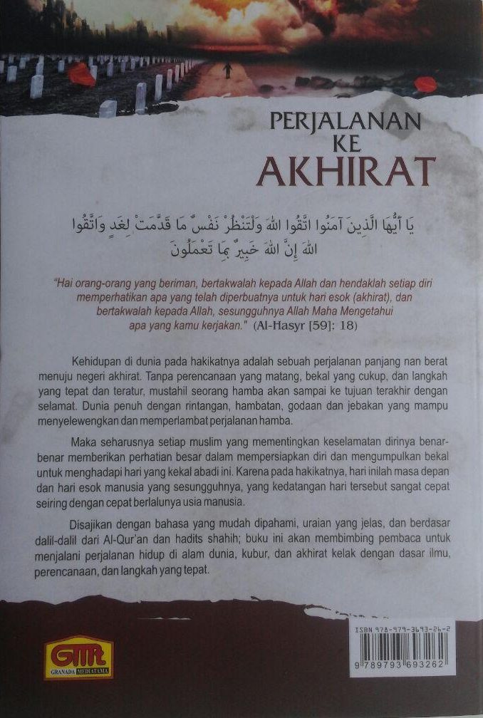 Buku Perjalanan Ke Akhirat 50.000 20% 40.000 Granada Mediatama Abu Fatiah Al Adnani cover