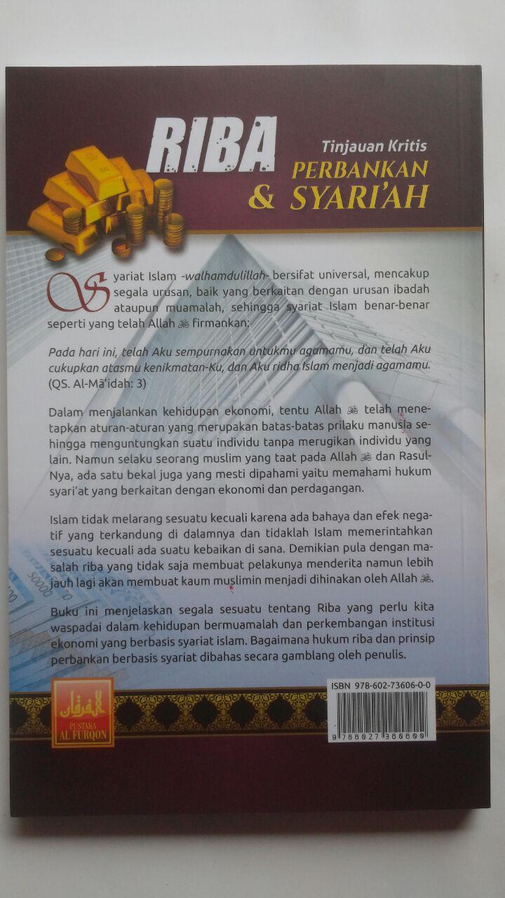 Buku Riba & Tinjauan Kritis Perbankan Syariah 50.000 20% 40.000 Pustaka Al-Furqon Muhammad Arifin Badri cover
