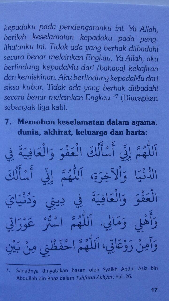 Buku Saku Dzikir Pagi Dan Petang Dzikir Shalat Fardhu 5.000 15% 4.250 Pustaka At-Tibyan Said bin Wahf Al Qahthani isi