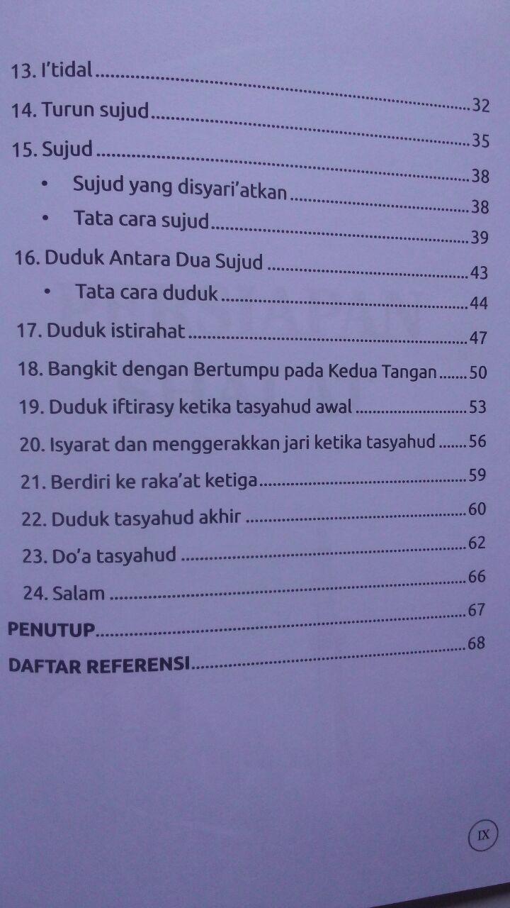 Buku Shalat Bersama Nabi Dilengkapi Ilustrasi Gambar 20.000 15% 17.000 Pustaka Al-Furqon Abu Ubaidah Yusuf bin Mukhtar As-Sidawi isi