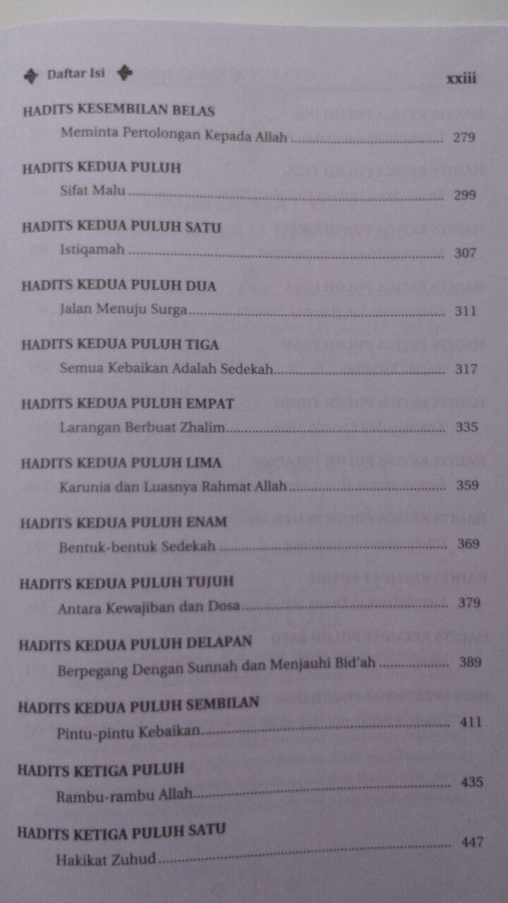 Buku Syarah Arbain An-Nawawi Penjelasan Hadits Pokok 90.000 20% 72.000 Darus Sunnah Muhammad bin Shalih Al-Utsaimin isi 2