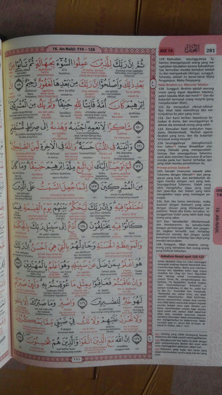 AQ154 Al-Quran Al-Hijr Terjemah Perkata Dua Warna Transliterasi A5 76.000 15% 64.600 Cordoba isi 3