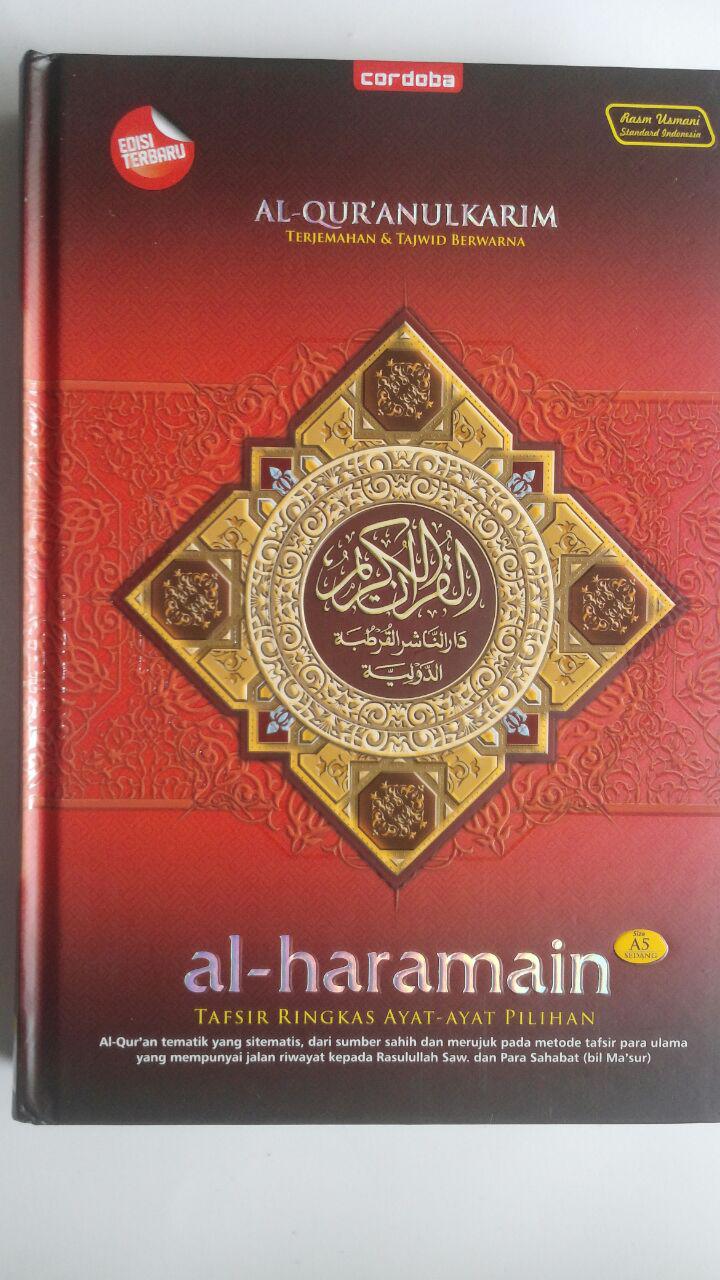 Al-Qur’an Terjemah Tajwid Warna Al-Haramain Tafsir Ringkas A5 79,500 15% 67,575 Cordoba cover 2