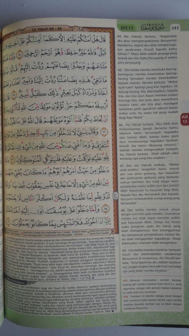 Al-Qur’an Terjemah Tajwid Warna Al-Haramain Tafsir Ringkas A5 79,500 15% 67,575 Cordoba isi 2