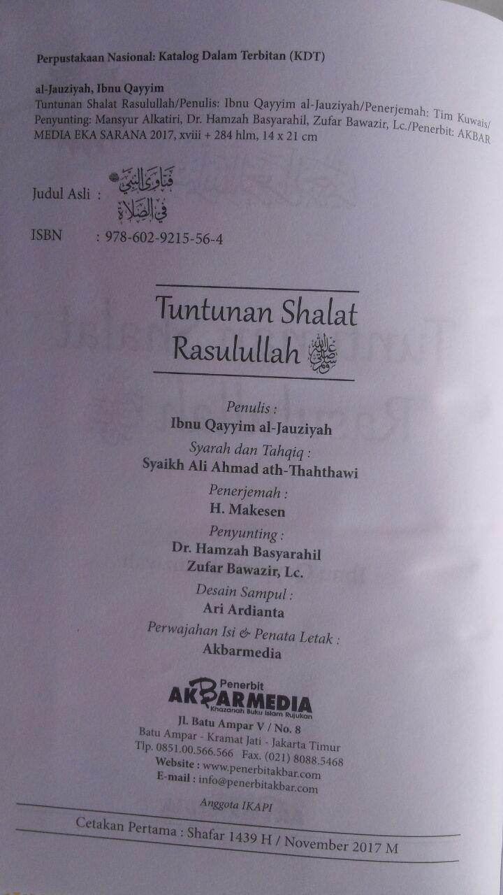 BK2977 Buku Tuntunan Shalat Rasulullah 59,500 20% 47,600 Akbar Media isi