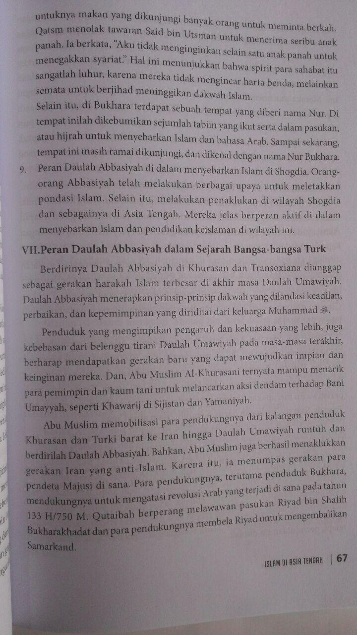 Buku Islam Di Asia Tengah Sejarah Peradaban Dan Kebudayaan 78.000 20% 62.400 Pustaka Al-Kautsar Muhammad Abdul Adzim isi 3